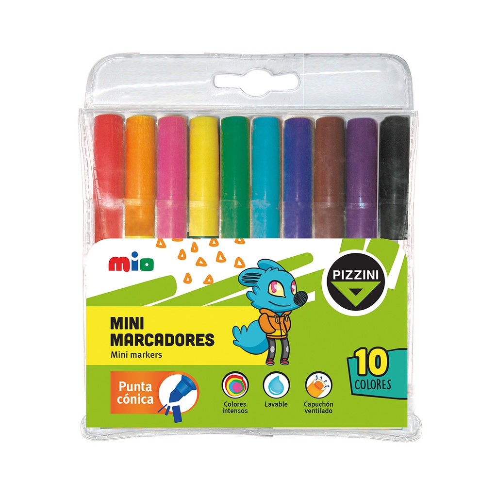 MARCADOR PIZZINI MIO MINI X 10