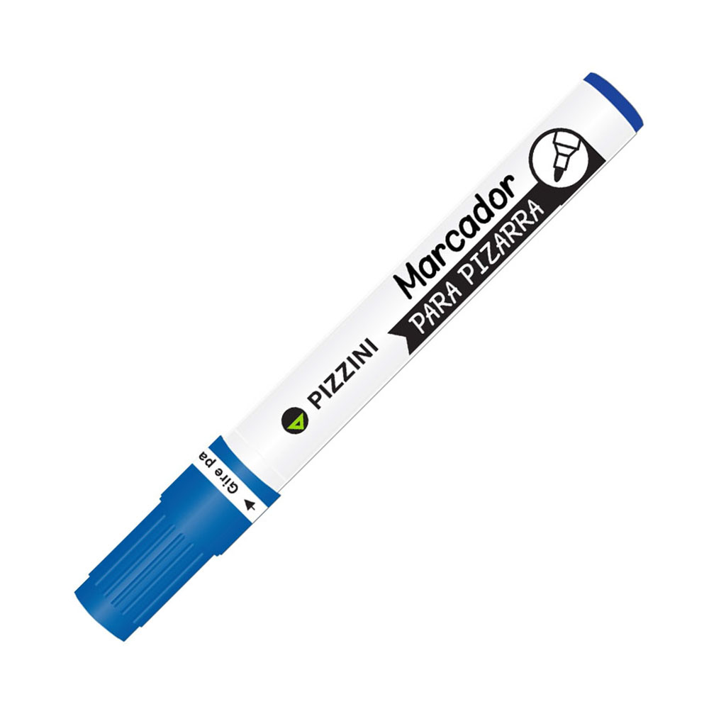 MARCADOR PIZZINI PARA PIZARRA AZUL X12