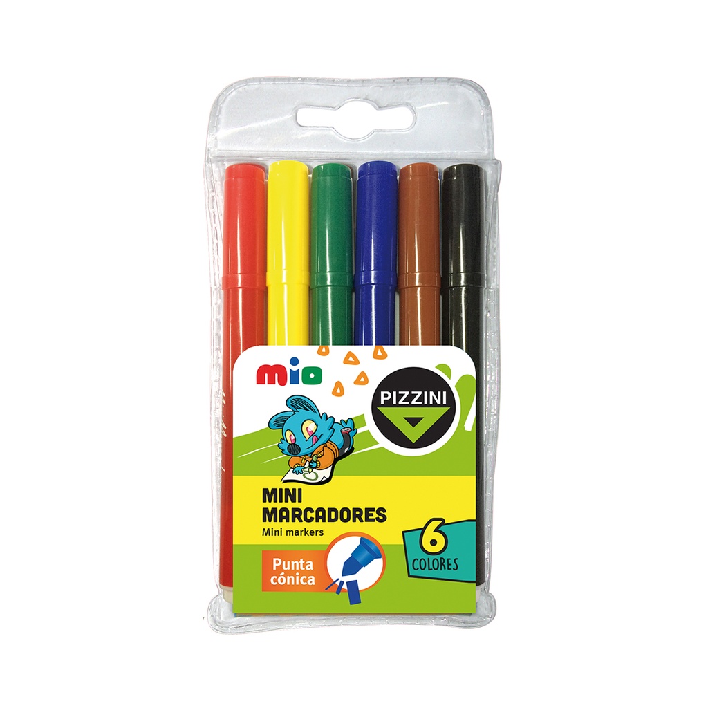 MARCADOR PIZZINI MIO MINI X 6
