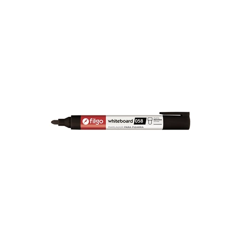 MARCADOR FILGO 058 X12 NEGRO PARA PIZZARRA