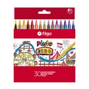 MARCADOR FILGO ESCOLAR CAJA X30 COLORES