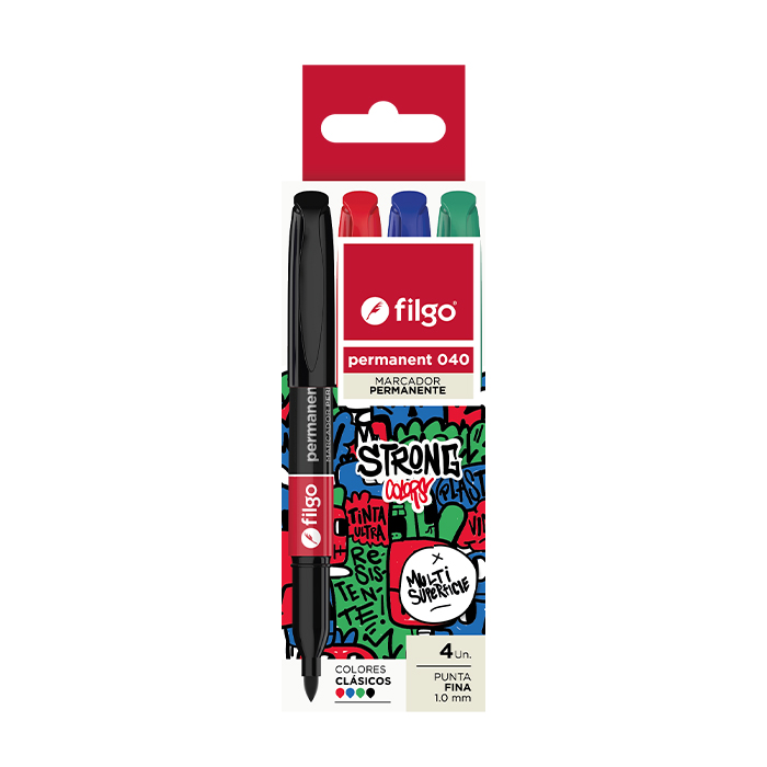 MARCADOR FILGO 040 X4 CLASICO