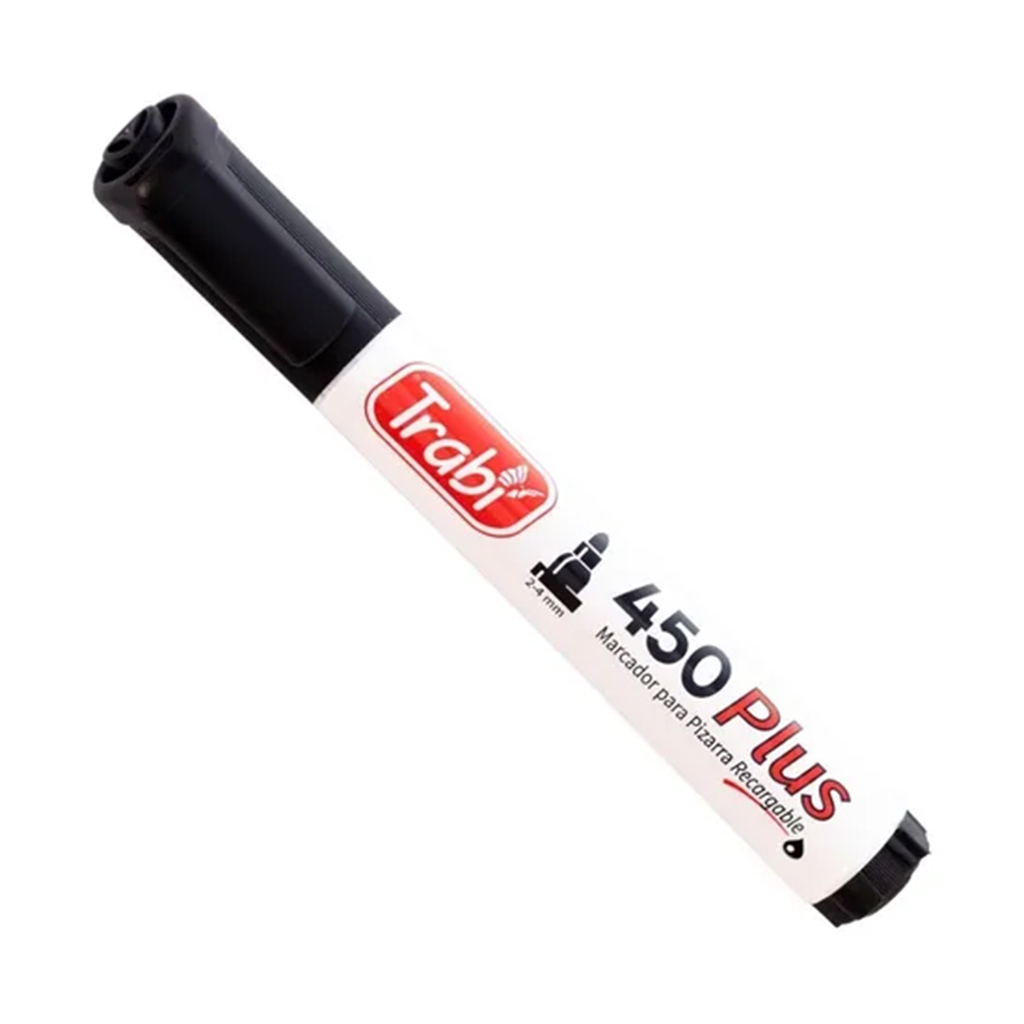 MARCADOR TRABI 450 PARA PIZARRA X 1 NEGRO