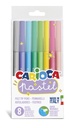 MARCADOR CARIOCA PASTEL X 8