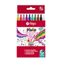 MARCADOR FILGO PINTO CAJA X10 BORRABLES