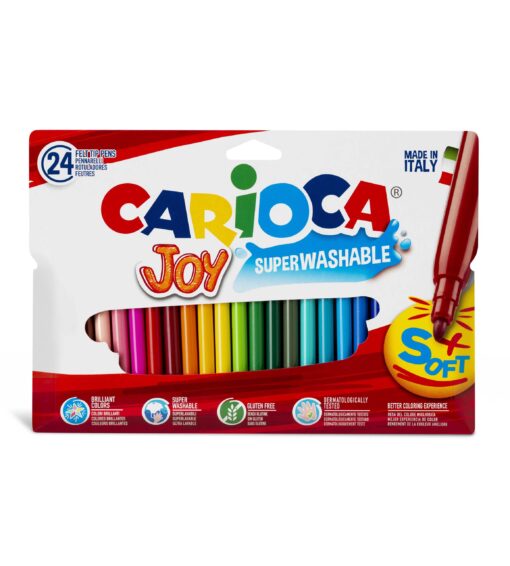 MARCADOR CARIOCA JOY SUPERWASHABLE X24