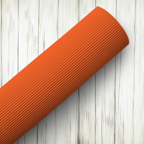 MICROCORRUGADO 50X70CM LISO NARANJA