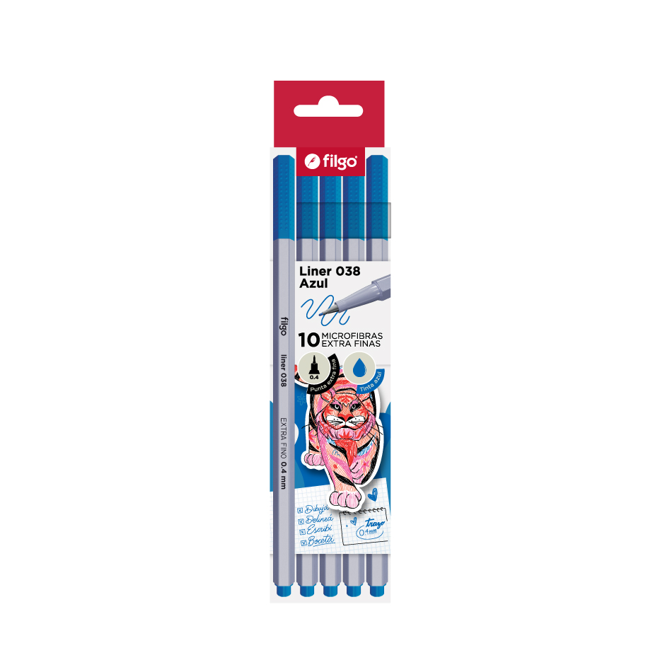 MICROFIBRA FILGO LINER 038 X10 ROSA CLARO