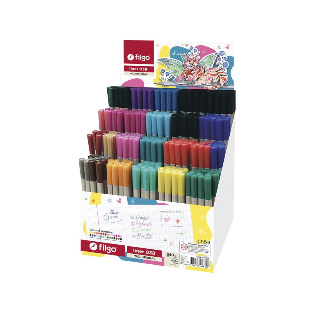 MICROFIBRA FILGO LINER 038 X240 DISPLAY