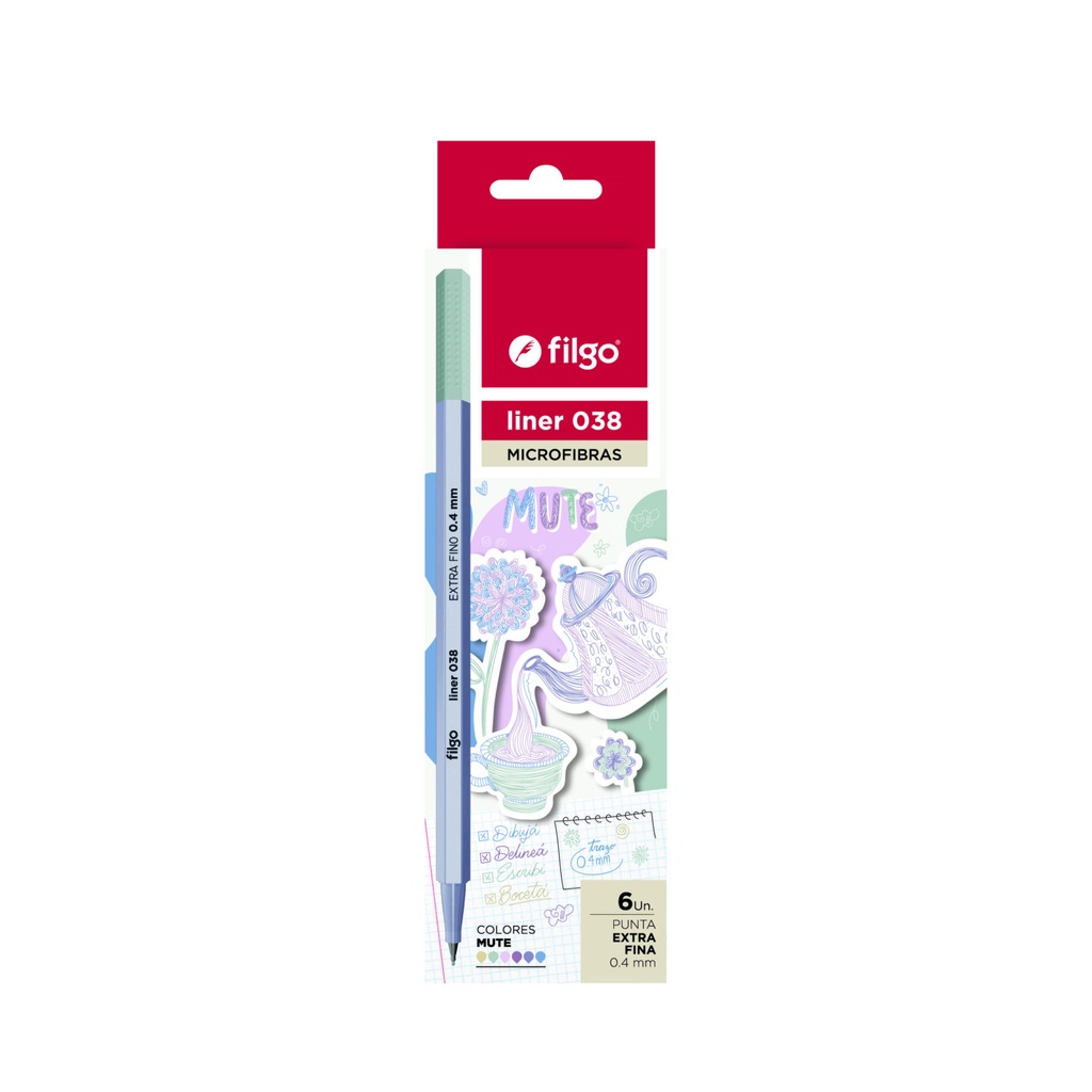MICROFIBRA FILGO LINER 038 X6 MUTE