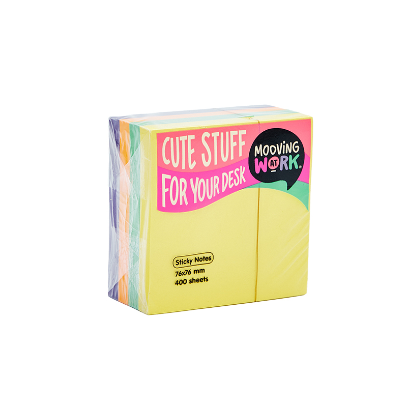 NOTAS ADHESIVAS MOOVING 51X51mm 250 HOJAS MULTICOLOR