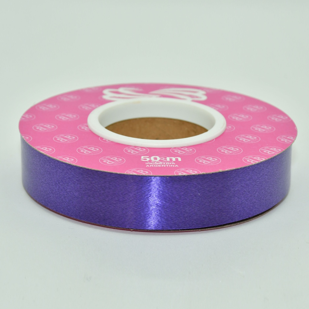 CINTA PARA MOÑO LISA 20MMX50MTS VIOLETA