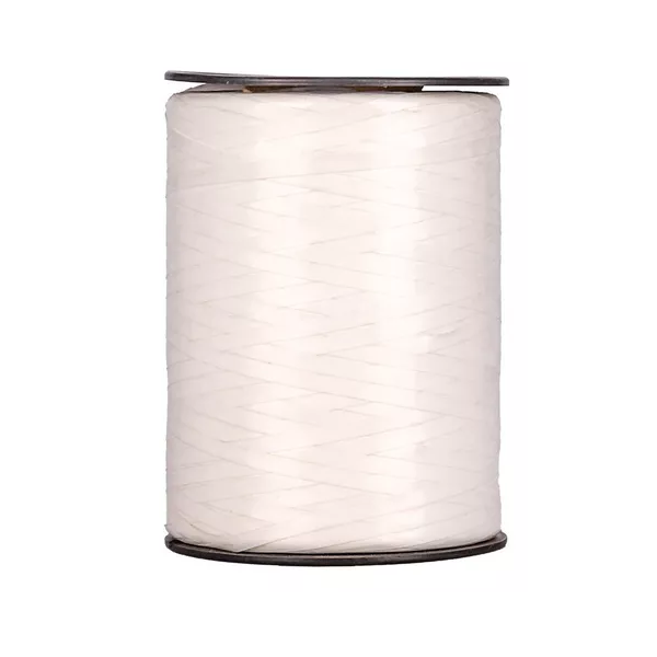 CINTA PARA MOÑO LISA BOBINA 10MMX200MTS BLANCO