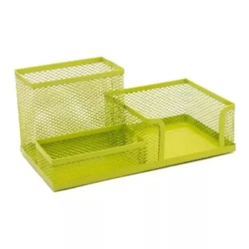 ORGANIZADOR DE ESCRITORIO VALUES VERDE DISCONTINUO