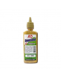 DIMEN.3D AD 40ML GLITTER ORO