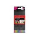 PINTURITAS FABER ECOLAPICES SUPERSOFT X 12 COLORES 6 NEON Y 6 PASTEL