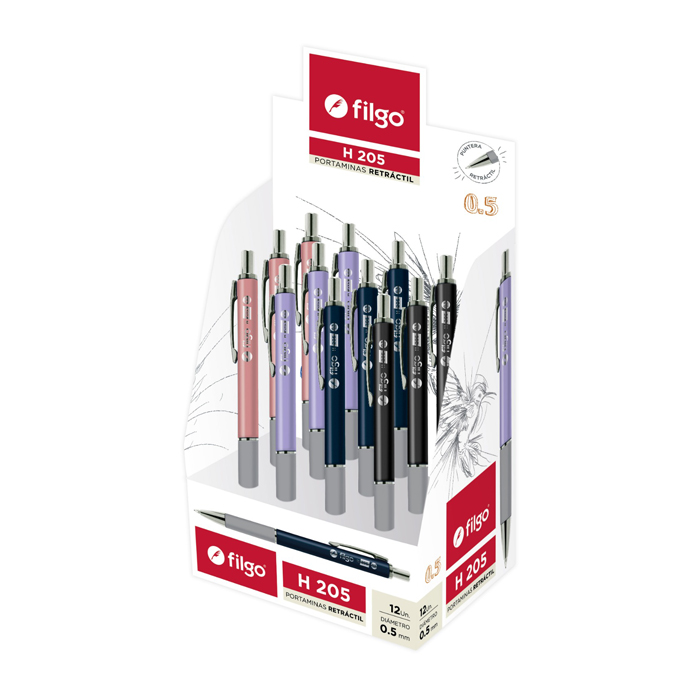 PORTAMINAS FILGO X12 0.5MM H-205