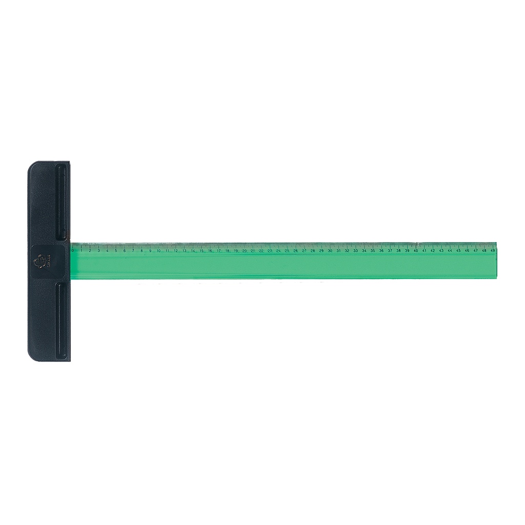 REGLA PIZZINI T ESTUDIO 50CM DOBLE BISELADA