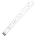 REGLA DELI METALICA 20CM