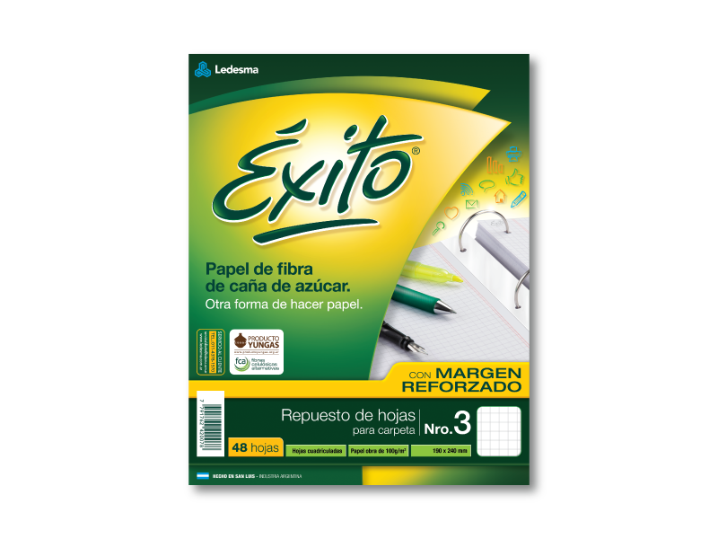 REPUESTO EXITO CON MARGEN X48H CUADRICULADO