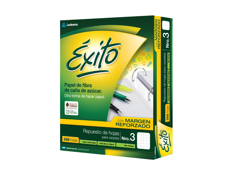 REPUESTO EXITO CON MARGEN X288H CUADRICULADO