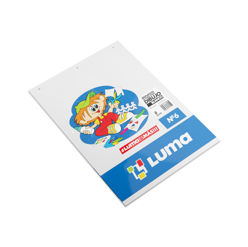 REPUESTO LUMA N°6 X 8 HOJAS BLANCO