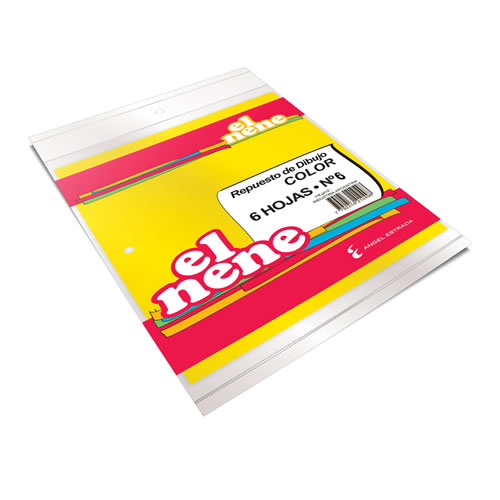 REPUESTO EL NENE Nº6 X 6 HOJAS COLOR