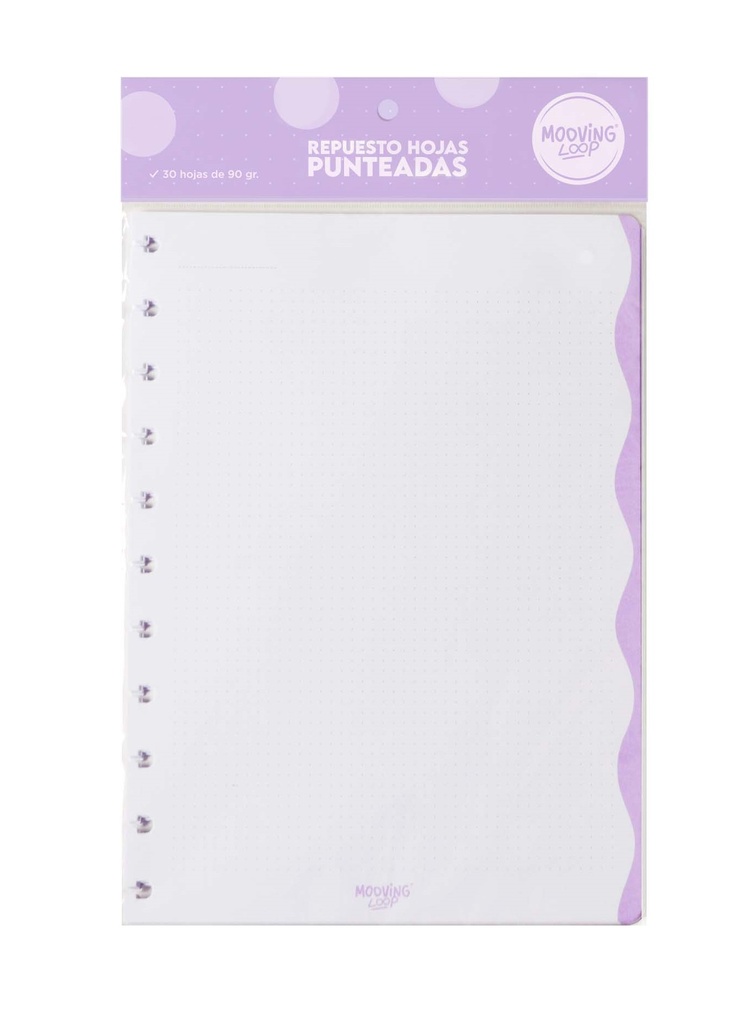 REPUESTO MOOVING LOOP A4 30H PUNTEADO