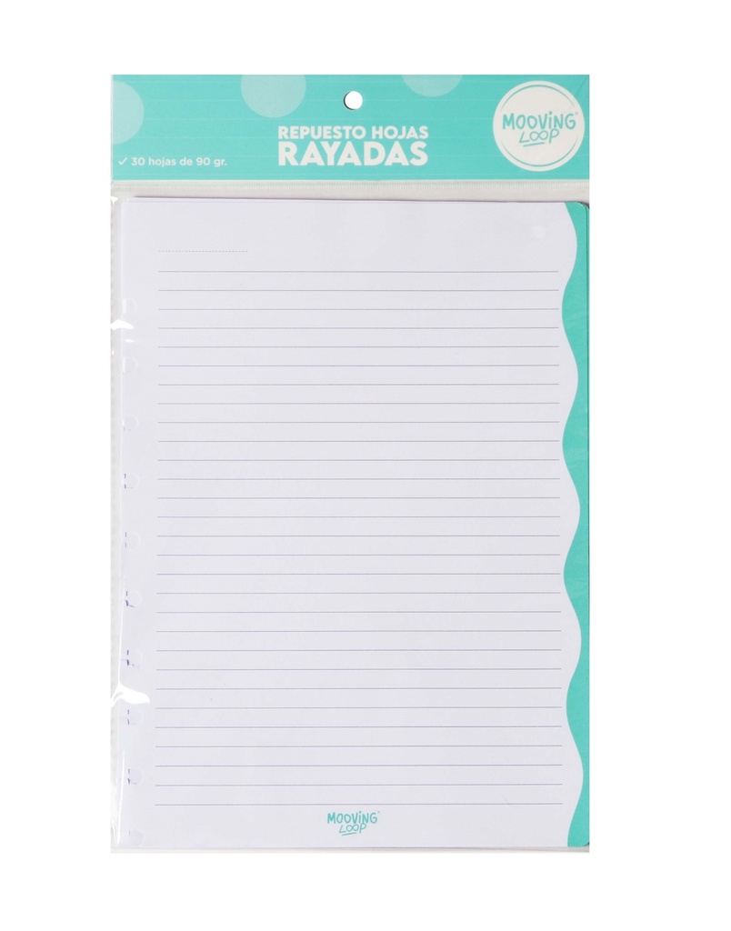 REPUESTO MOOVING LOOP A4 30H RAYADO