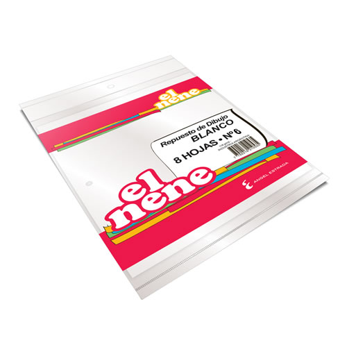 REPUESTO EL NENE Nº6 X 8 HOJAS BLANCO