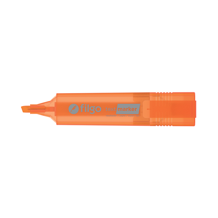 RESALTADOR FILGO CHATO X12 NARANJA