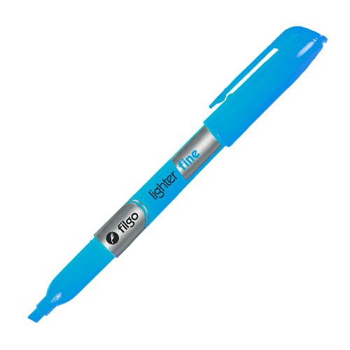 RESALTADOR FILGO FINO X12 CELESTE