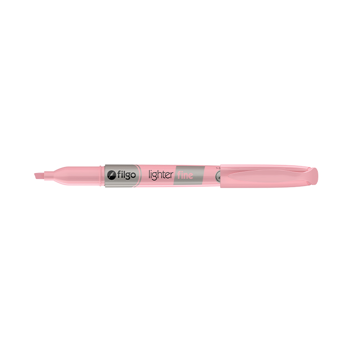 RESALTADOR FILGO FINO X12 PASTEL ROSA