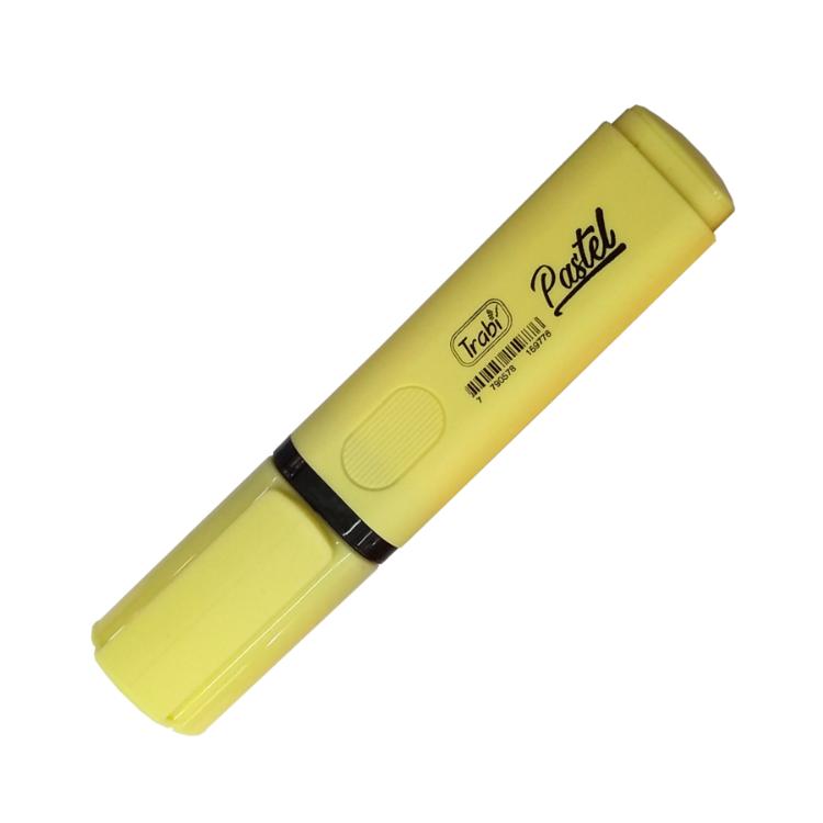 RESALTADOR TRABI PASTEL X10 AMARILLO