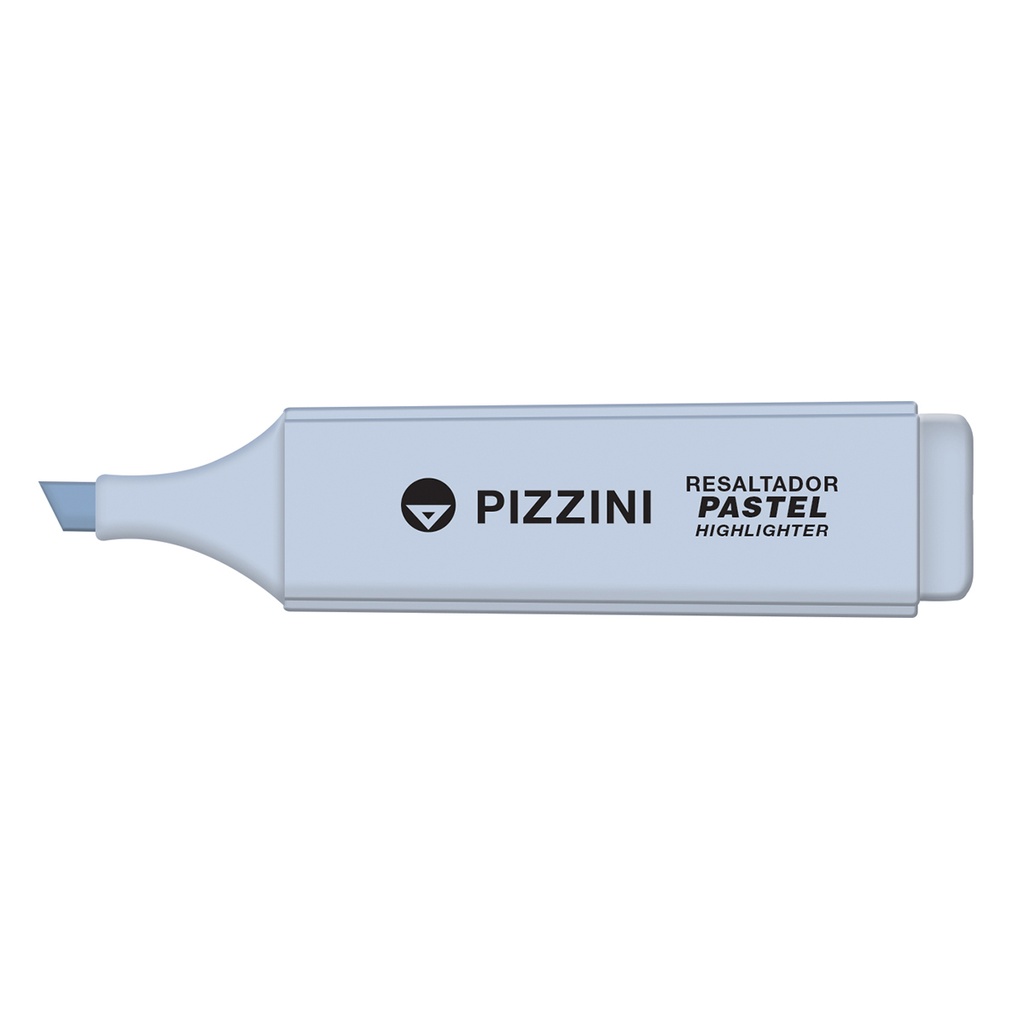 RESALTADOR PIZZINI PASTEL X10 CELESTE LIQUIDACION