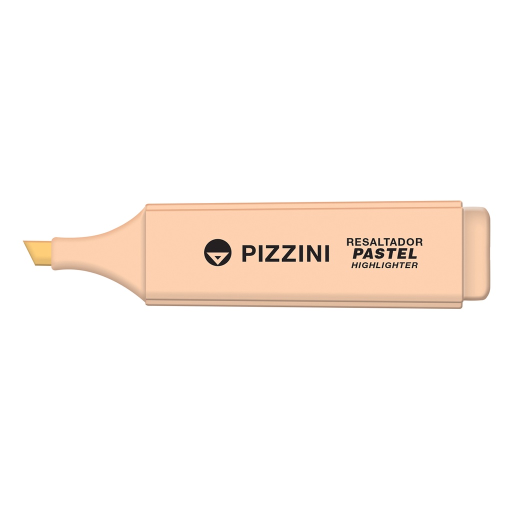 RESALTADOR PIZZINI PASTEL X10 NARANJA LIQUIDACION