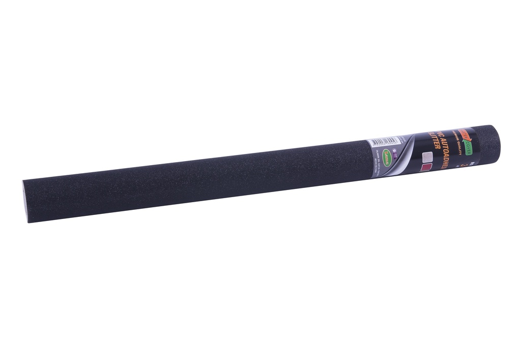 ROLLO ADHESIVO LAMA X3M GLITTER NEGRO