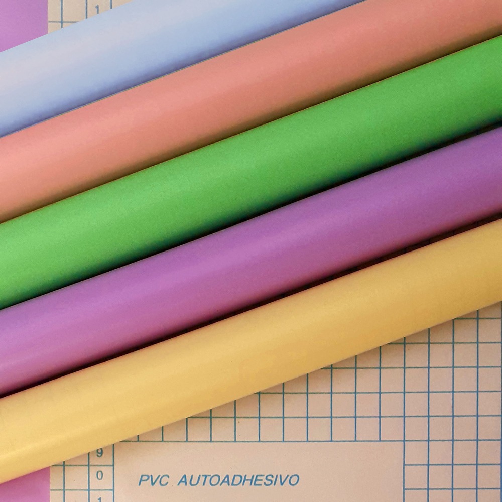 ROLLO ADHESIVO MURESCO X10M COLOR PASTEL CELESTE