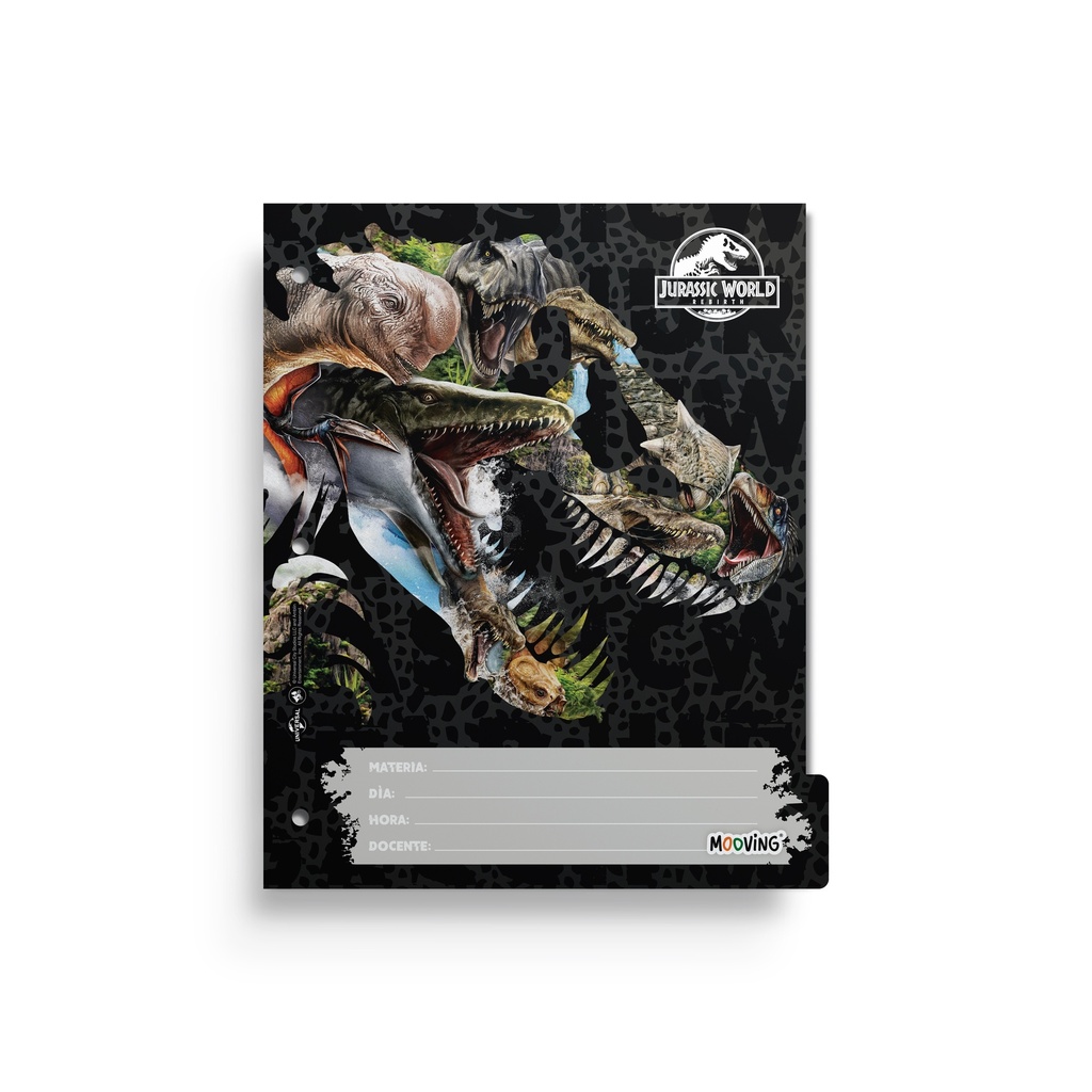SEPARADOR ESCOLAR MOOVING X6 JURASSIC WORLD