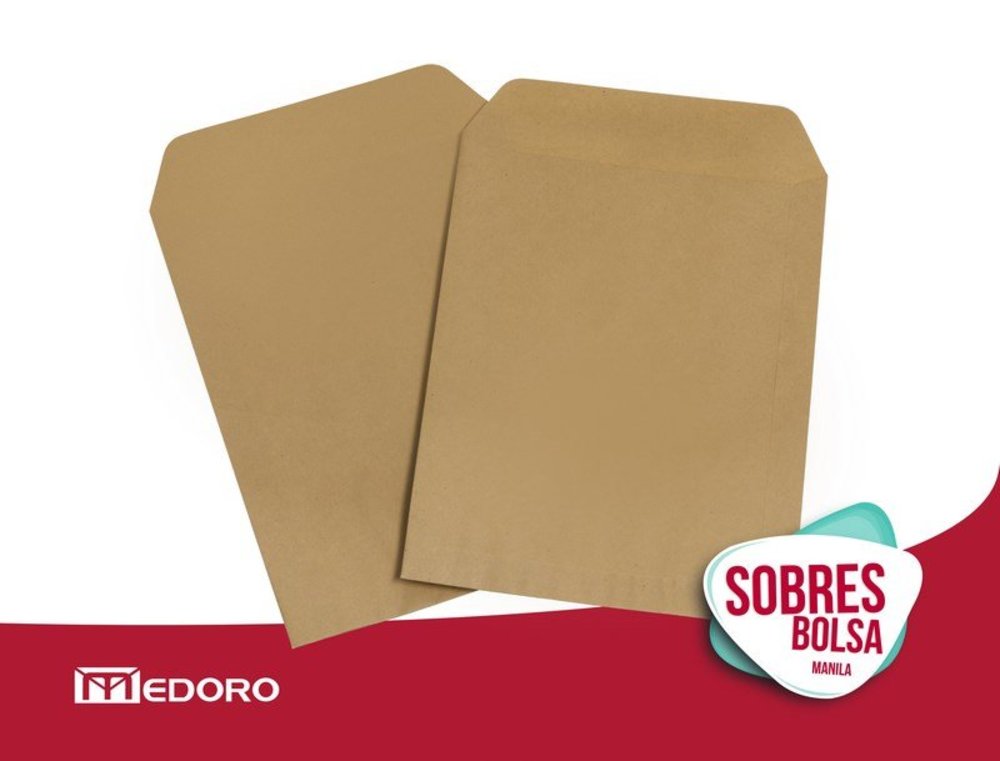 SOBRE MEDORO MANILA 2671 370X450 X250 80G