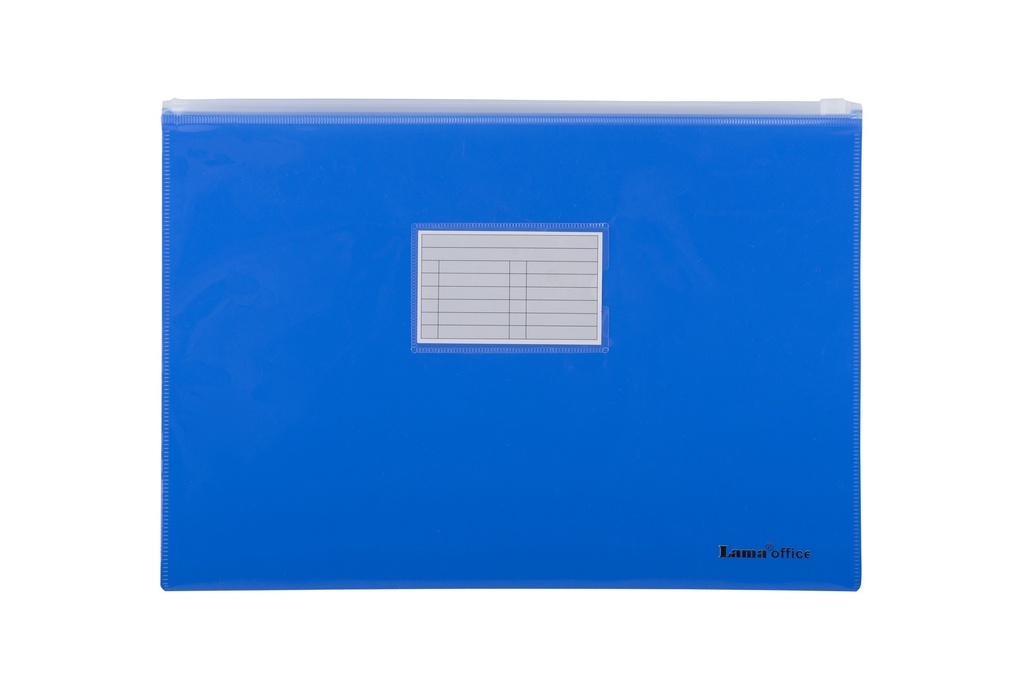 SOBRE LAMA OFICIO CIERRE ZIP PVC OPACO X12