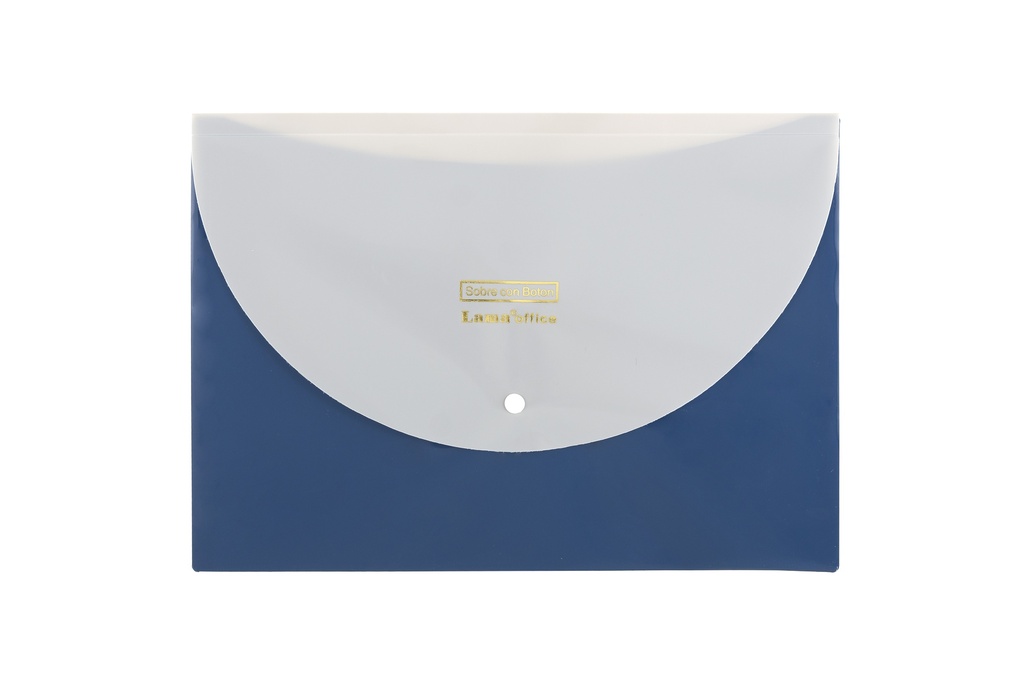 SOBRE LAMA A5 DOBLE CON BOTON OPACO X12