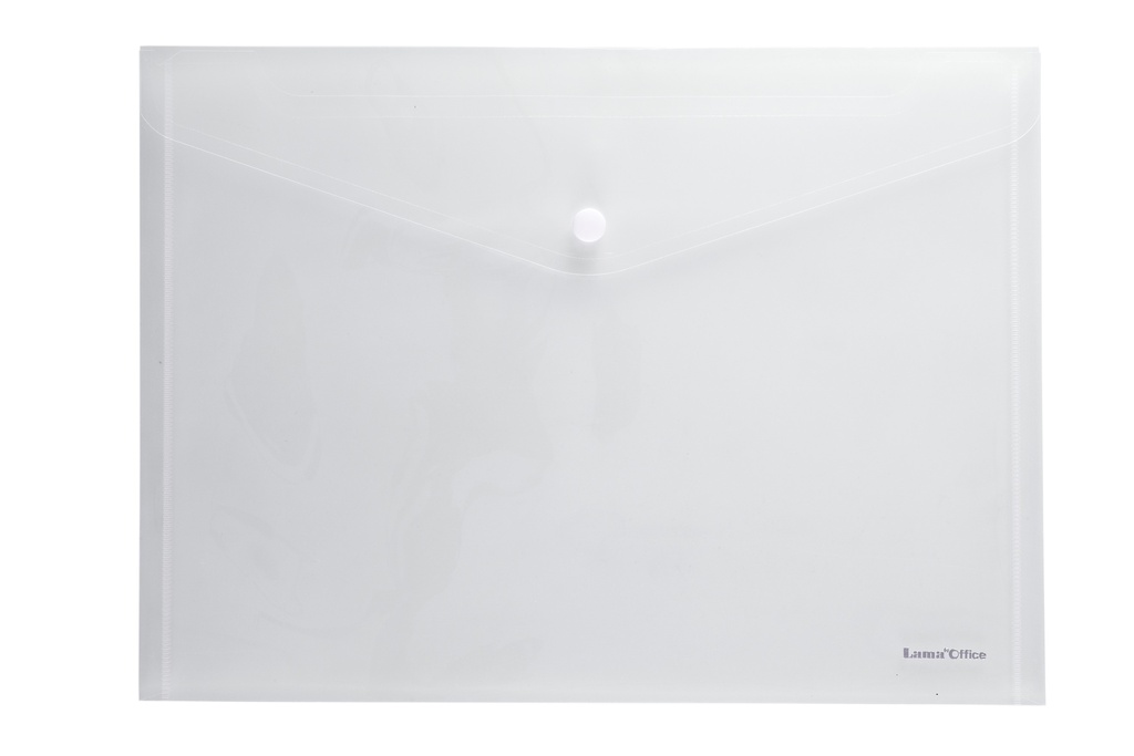 SOBRE LAMA OFICIO CON BOTON TRANSPARENTE X12