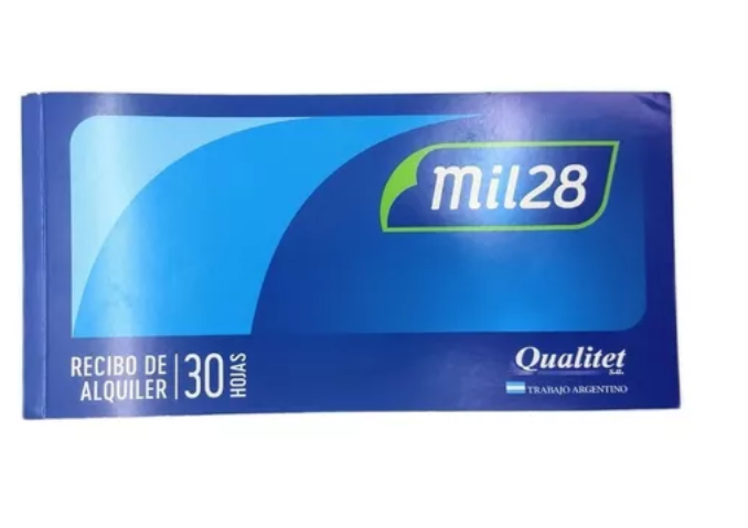 TALONARIO MIL28 RECIBO DE ALQUILER