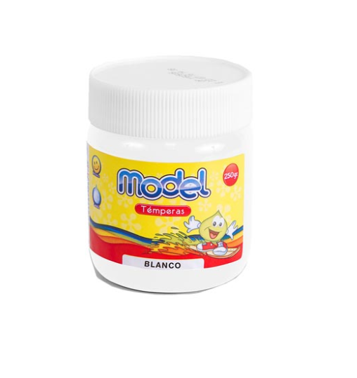 TEMPERA MODEL POTE 250G BLANCO LIQUIDACION