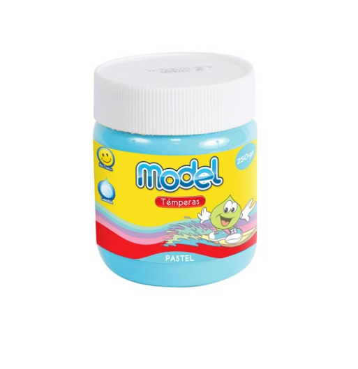 TEMPERA MODEL POTE 250G PASTEL AZUL LIQUIDACION