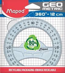 TRANSPORTADOR MAPED GEOMETRIC 360º - 12CM