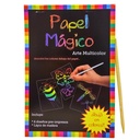 PAPEL MAGICO 6 DISEÑOS PRE IMPRESOS + LAPIZ DE MADERA