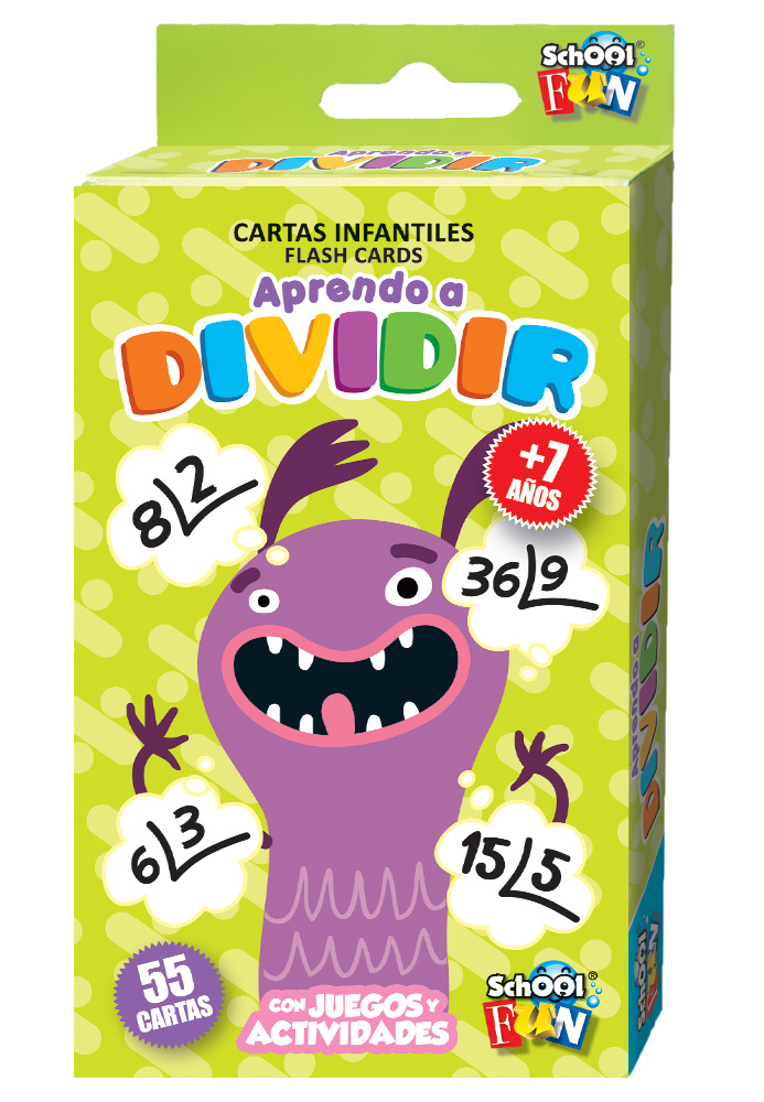 CARTAS INFANTILES SCHOOL FUN APRENDO A DIVIDIR