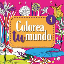 LIBRO COLOREA TU MUNDO 4 ROSA